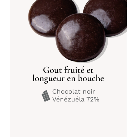 Etui Palets Noir Vénézuela 72% 140g