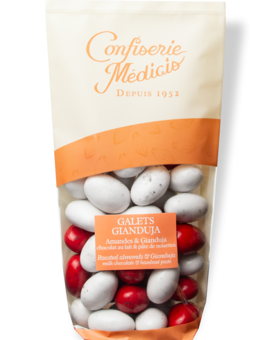 Galet Gianduja - Médicis Paris - Chocolats fabriqués en France