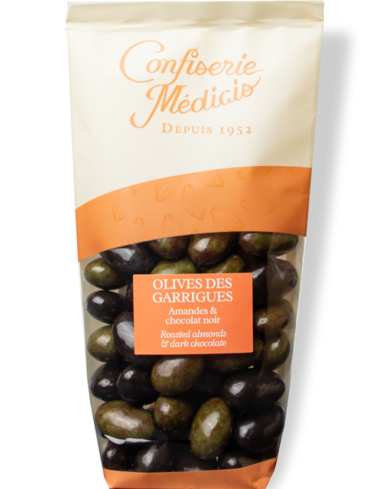 Olives des Garrigues - Médicis Paris - Chocolats fabriqués en France