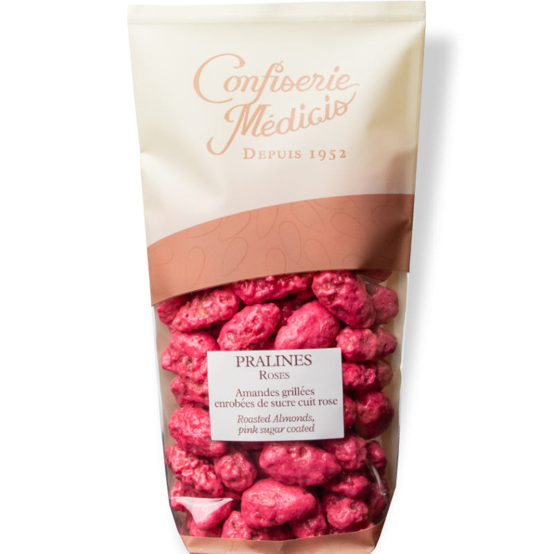 Pralines roses - Médicis Paris - Chocolats fabriqués en France