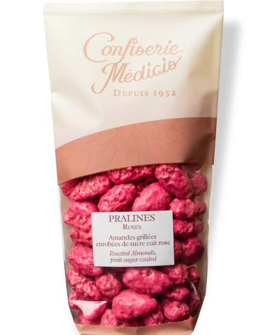 Pralines roses - Médicis Paris - Chocolats fabriqués en France