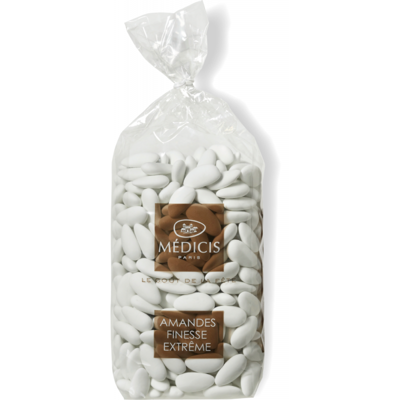 Dragées amande extra blanc mat - 500g - L'Entrepôt de la Fête